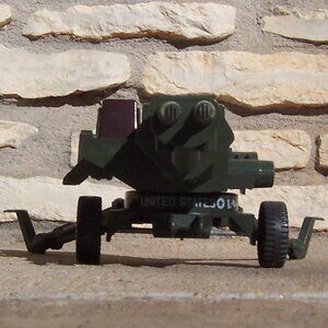 Hasbro G.I. Joe 1982 Heavy Artillery Laser (HAL) Gun on Trailer M3215 Vintage